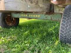 9x16 foot hay rack with John Deer 1064 gear