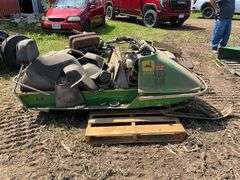 John Deere 600 snowmobile, motor is free; appox 1000 miles; no title/reg;  