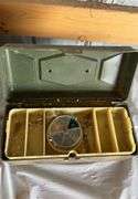 Steel toolbox w/ sockets and 2 tackle boxes