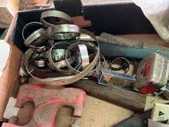 Sickle Repair Tools, Galvanized Fencing Wire, Hammers, Hose Clamps