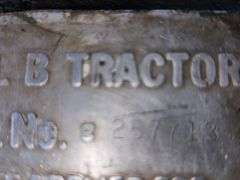1951 John Deere B Tractor, NF; 12.4x38 tires & rims; PTO; engine is free; n