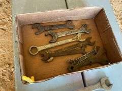 Flat of misc wrenches