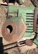 JD parts off A ; hood, side shields, exhaust, fly wheel cover, dash