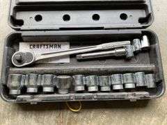 ¾” Drive Craftsmen Socket Set, USA Made