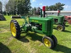 John Deere A Tractor, Hand Crank, NF, Gas, Factory Flat Spoke Rims, PTO, SN