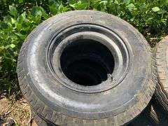 (10) tires 8x14.5 tires & rims for trailer house axles