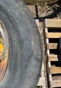 (4) Contractor packing wheels on rims, 7.50-15