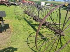 Steel Wheel dump rake