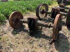 John Deere axle housing & axles for John Deere A, w/cast inner mounts