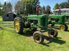 John Deere 60 Tractor, WF, Gas, Fenders, 13.6x38” Tires, 3pt., PTO, 1 Hyd.,