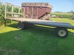 15' Flat Rack with 6 ton running gear