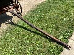 Smith MFG Co. Horse-drawn Wooden Wheel Box Wagon