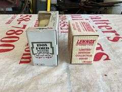 Ace Hardware and Lennox toy truck coin bank