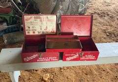 2 Milwaukee Tin Toolboxes