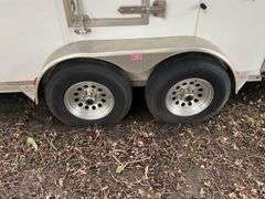 2008 MerHow Aluminum 4 Horse Back and Side Loading Trailer, 18’x83”, Fold D