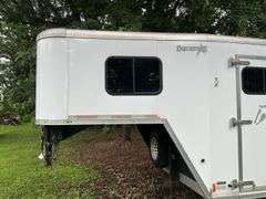2008 MerHow Aluminum 4 Horse Back and Side Loading Trailer, 18’x83”, Fold D