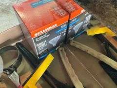 Funnel, Filter Wrenches, Fly Strips, Glue, Goggles, Scrapers, Light Bulbs, 