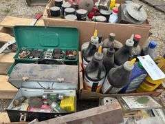 Pallet of Assorted Hardware, Shop Supplies, Come A Long