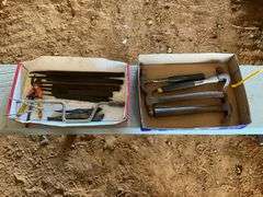 2 Flats of files and hammers