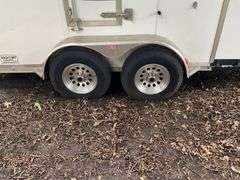 2008 MerHow Aluminum 4 Horse Back and Side Loading Trailer, 18’x83”, Fold D