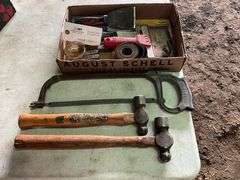 Ball Peen Hammers, Scrapers, Hand Saw, Wire Brushes