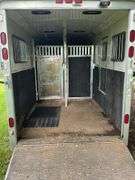 2008 MerHow Aluminum 4 Horse Back and Side Loading Trailer, 18’x83”, Fold D