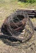 Pallet of Barbwire Fencing