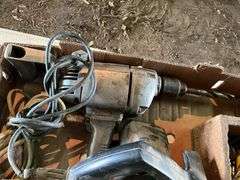 Snap-On Corded 1/2” Impact, Corded Circular Saw, 1/2” Corded Drill, Drill B