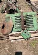JD parts off A ; hood, side shields, exhaust, fly wheel cover, dash