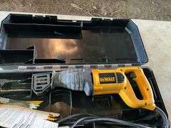 DeWalt Corded Sawzall in Case with Extra Blades