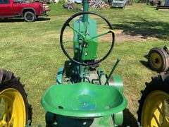 John Deere A Tractor, Hand Crank, NF, Gas, Factory Flat Spoke Rims, PTO, SN