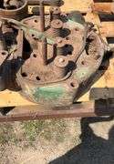 John Deere A block, head, connecting rods, piston, oil pump, clutch brake a
