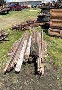 Pallet of Wood post and Framing Braces