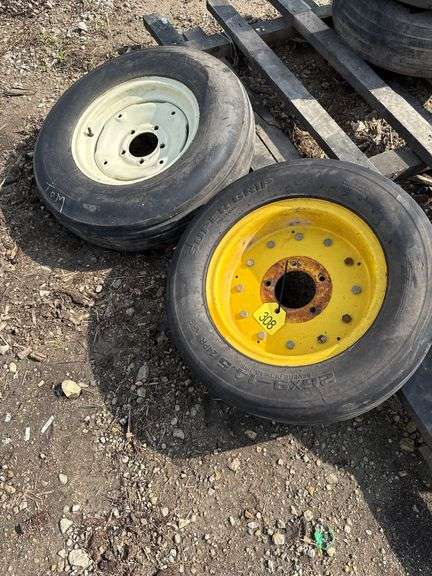 (2) Tires & Rims, (1) 7.60/15 5 Bolt Tires & Rim, (1) 26x9x14.5 5 Bolt Tire
