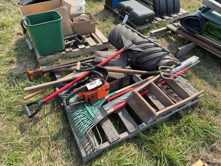 Stihl Chain Saw, Yard Rakes, Snow Shovels, Other Long Handled Tools ...