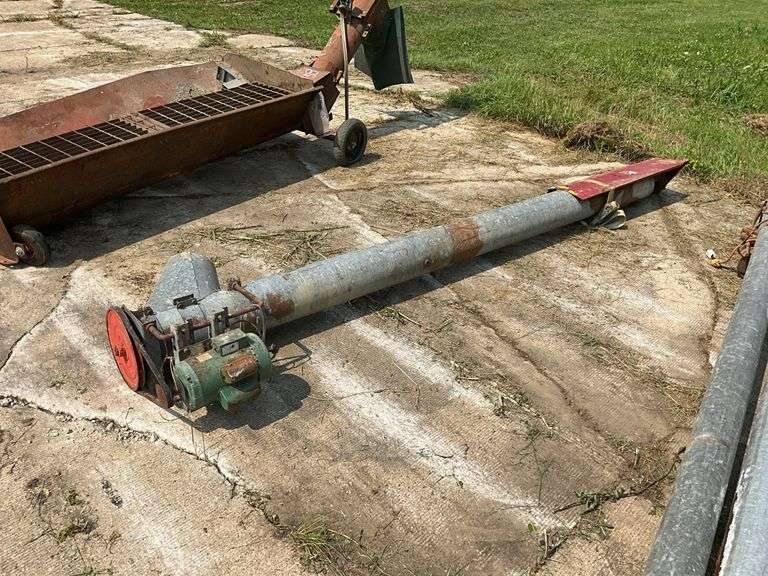 8"x11ft Auger with Electric Motor