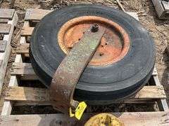 JD single wheel for front end axle & hub assembly, 7.50-16SL tire