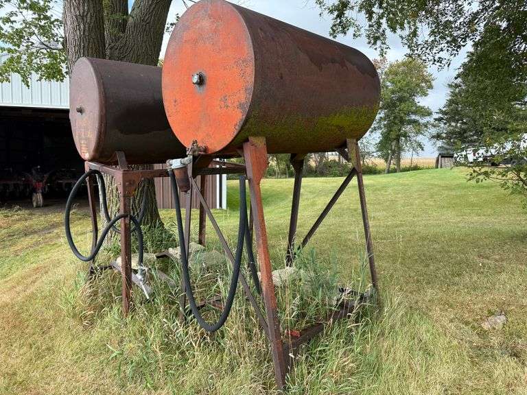 300 Gallon Diesel Fuel Barrel On Stand