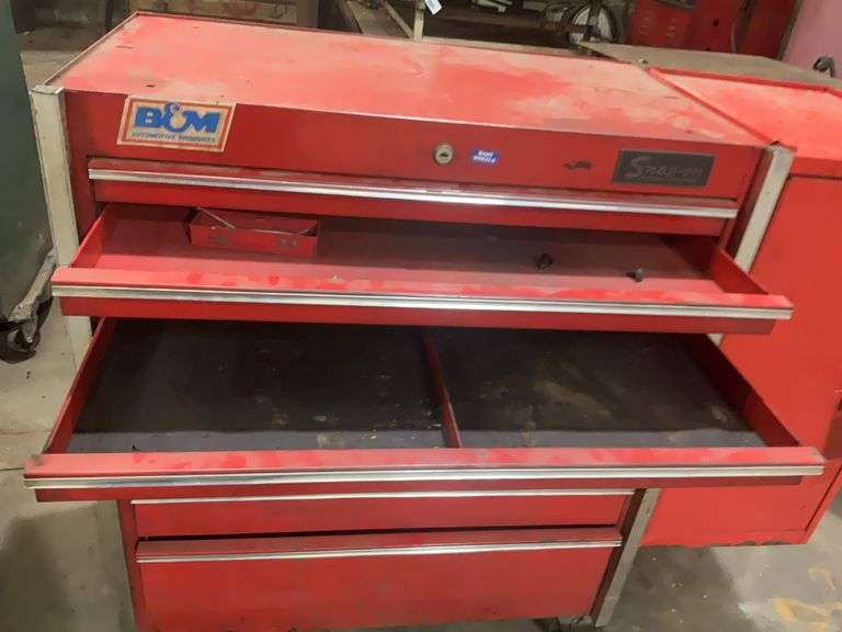 Snap-On KR-555 Toolbox with Matco Side Locker - Hamilton-Maring