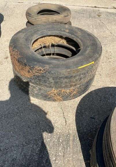 (2) 11R 22.5 tires