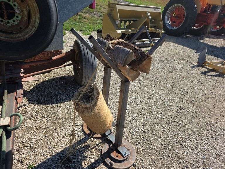 Firewood tie stand