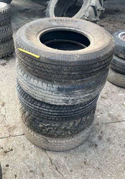 (5) 235/80 R16 tires