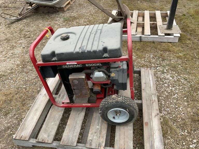 General 6500Xl generator with 13 HP motor - Hamilton-Maring Auction Group