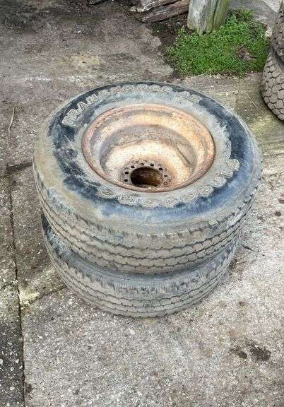 (2) 265/75 R16 tires on 6 bolt rims