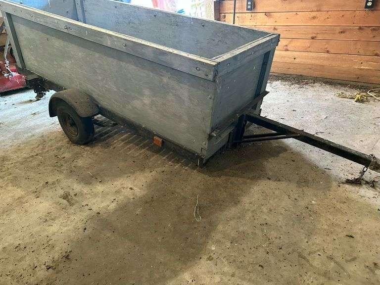 ***1973 Single Axle Trailer, 8'