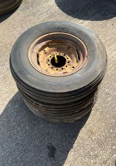 (3) 7.5-15 tires on 6 bolt rims