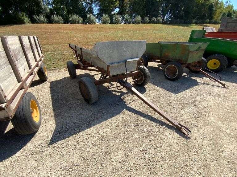 Barge box wagon & gear w/hyd dump