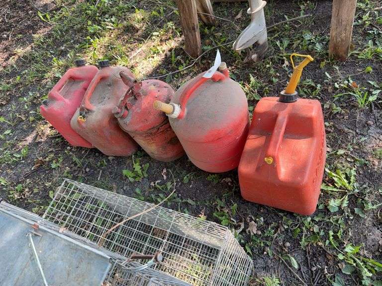 (5) Gas Cans