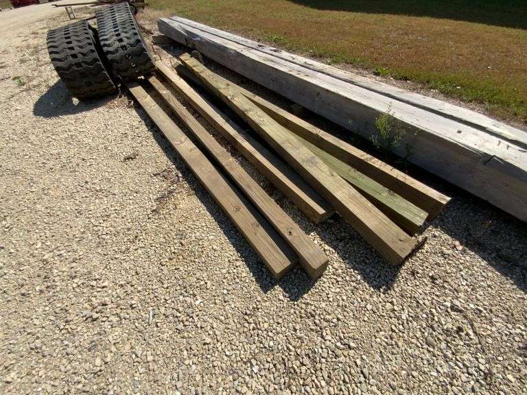 (6) 4”x6”, 11 1/2ft posts