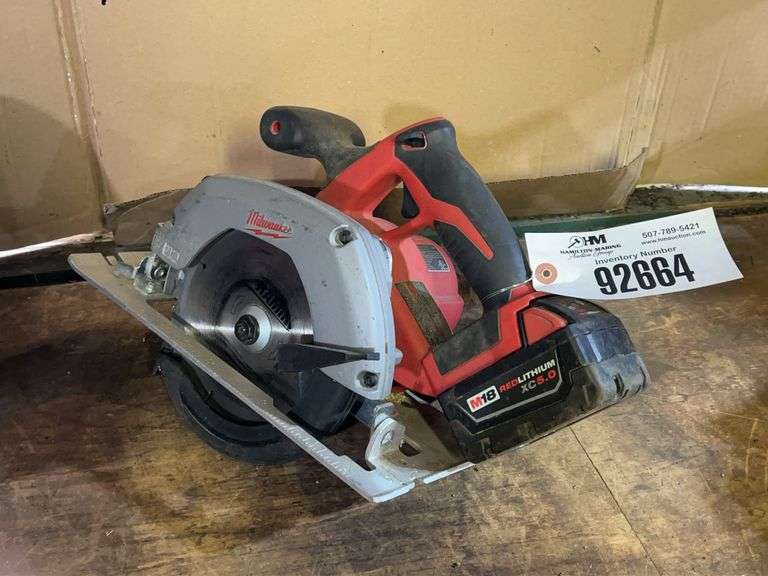 Milwaukee 6-1/2” Circular Saw w/ Battery